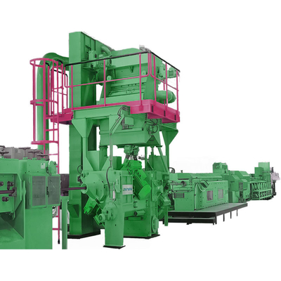 PMW-DX серия Custom Inline Continuous Wire Rod Shot Blasting Machine с скоростью 160 м/мин
