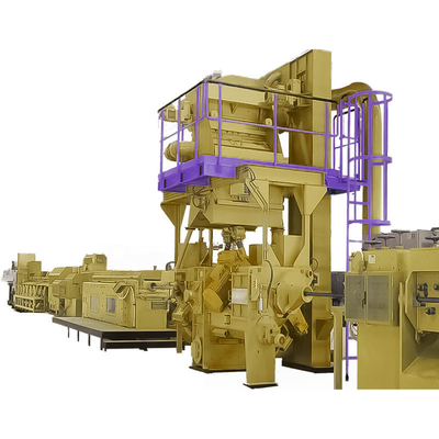 PMW-DX серия Custom Inline Continuous Wire Rod Shot Blasting Machine с скоростью 160 м/мин