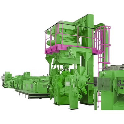 PMW-DX серия Custom Inline Continuous Wire Rod Shot Blasting Machine с скоростью 160 м/мин