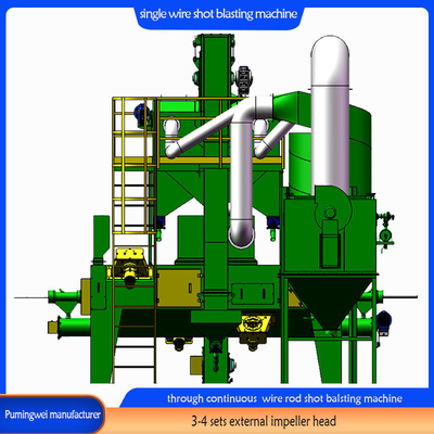 37/30/22 Kw/Piece Blast Wheel Power Single Strand Online Wire Rod Shot Blasting Machine. 37/30/22 Kw/Piece Blast Wheel Power Single Strand Online Wire Rod Shot Blasting Machine. 37/30/22 КВт/деловая взрывная колеса мощность одной цепи онлайн проволочной стержни выстреливает