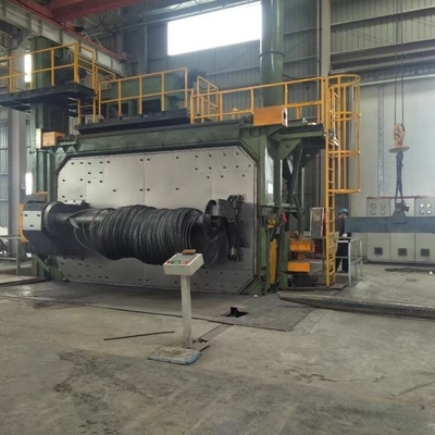 Pmw 3850 Wire Rod Coil Shot Blasting Machine с удалением ржавчины Стоимость 40-20RMB