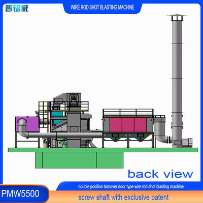 Машины для металлических проводов типа Flip Door для удаления ржавчины и дерустирования стоимость