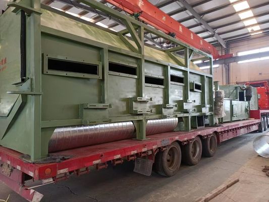 Машина для пробивания дверей с двойным положением и оборудованием для очистки от ржавчины