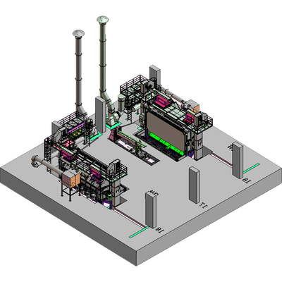Гладкая проволока с катушкой с автоматическим управлением PLC