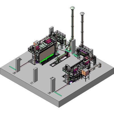 Гладкая проволока с катушкой с автоматическим управлением PLC