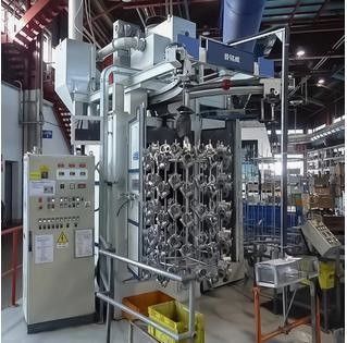 Продолжительное прохождение через воздушный конвейер цепочки конвейера для взрыва небольших объектов