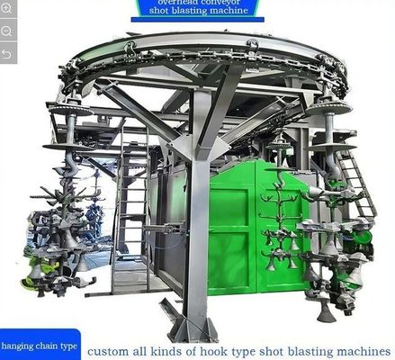 Высокая чистота катенарий-через абратор для воздушного конвейерной цепочки конвейера выстрел взрыв