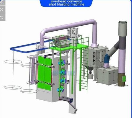 Высокая чистота катенарий-через абратор для воздушного конвейерной цепочки конвейера выстрел взрыв