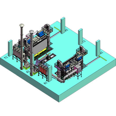 Потеря проволоки 0,2-0,3% Pmw5500 Wire Rod Coil Shot Blasting Machine для холодной ковки стали