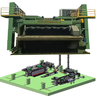 Pmw5500 Wire Rod Coil Shot Blasting Machine с доступной ценой снятия 18-35RMB / T