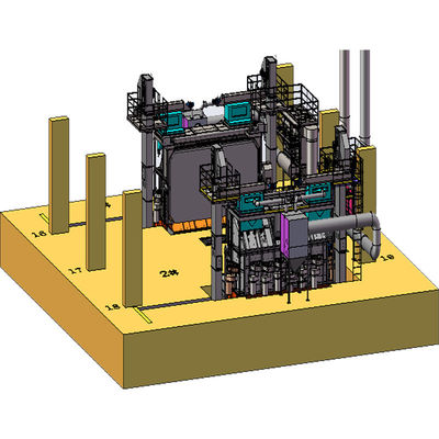 Pmw5500 Wire Rod Coil Shot Blasting Machine с доступной ценой снятия 18-35RMB / T