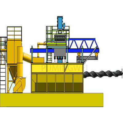 Специализированная пумингвейская дротовая дробилка с диапазоном проводов от 6,5-42 мм