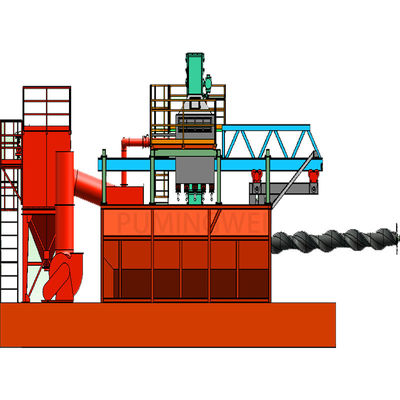 Настраиваемая PLC мобильная матрац проволока скотч катушка выстрел взрывная машина для ваших требований