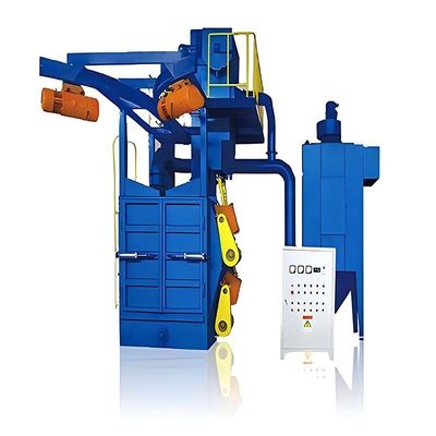 Электрическая двойная крючок выстрел взрывная машина для литейного литья очистки настраиваемый