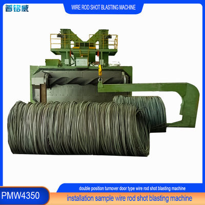 Высокая чистота двойной позиции качающиеся двери Тип проволока рота катушки выстрел взрывная машина PMW4350