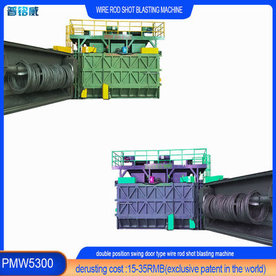 Удаление поверхности проволоки Pumingwei 3D взрывные колеса Устройство Автоматическая взрывная машина