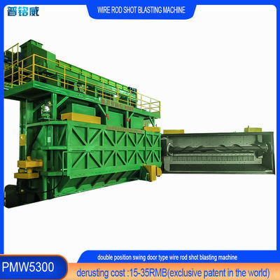 Удаление поверхности проволоки Pumingwei 3D взрывные колеса Устройство Автоматическая взрывная машина