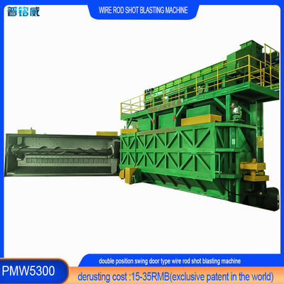 Удаление поверхности проволоки Pumingwei 3D взрывные колеса Устройство Автоматическая взрывная машина