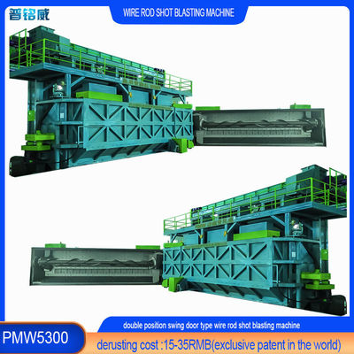 Машина для взрывного очищения с катушкой из проволочного стержня