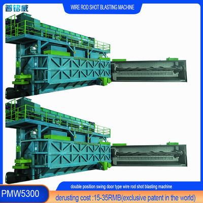 Машина для взрывного очищения с катушкой из проволочного стержня