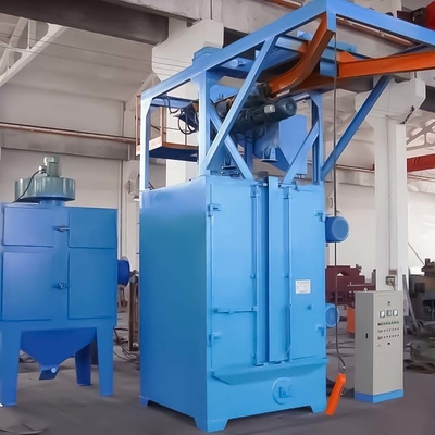 Настройка Straight Rail Type Hook Hanger Shot Blasting Machine для 2500 кг. Вместимость