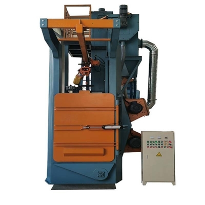 Настройка Straight Rail Type Hook Hanger Shot Blasting Machine для 2500 кг. Вместимость