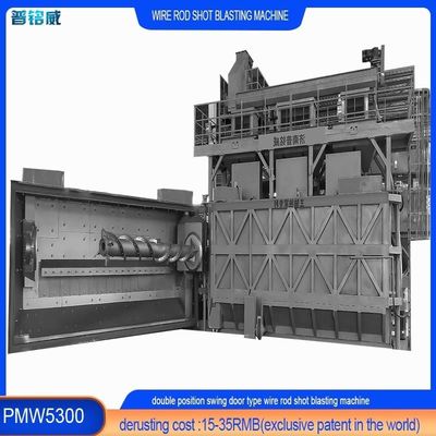Настраиваемая проволочная рота катушки выстрел взрывная машина из с двумя мандрель загрузки двери