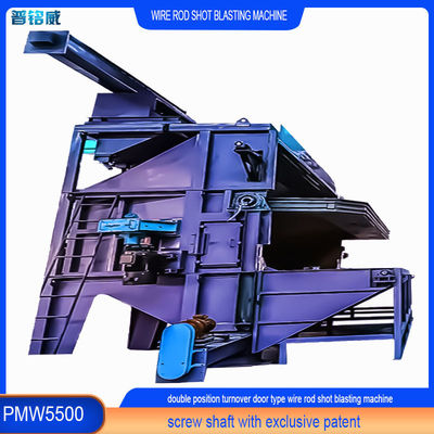 Pmw 5500 Wire Rod Coil Shot Blasting Machine для непрерывной работы на базе топливно-электрического топлива