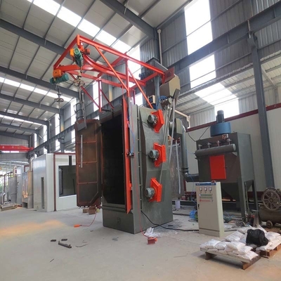 Y Track Spinner Hanger Shot Blasting Machine для очистки оборудования