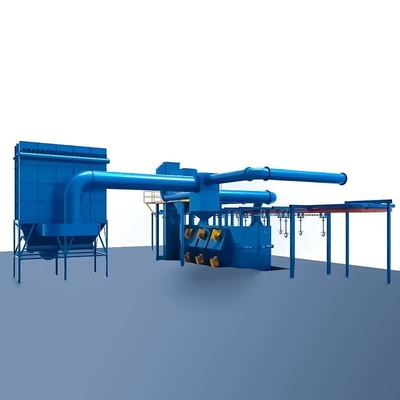 Катастрофический конвейер H Beam Steel Shot Blasting Machine с однолетним послепродажным обслуживанием