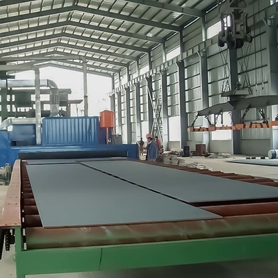 Катастрофический конвейер H Beam Steel Shot Blasting Machine с однолетним послепродажным обслуживанием