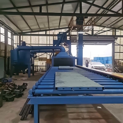 Катастрофический конвейер H Beam Steel Shot Blasting Machine с однолетним послепродажным обслуживанием
