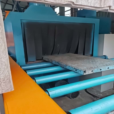 Катастрофический конвейер H Beam Steel Shot Blasting Machine с однолетним послепродажным обслуживанием