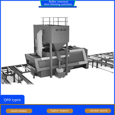 Соответствующая линия предварительной обработки роликовая конвейерная машина для взрыва с помощью абратора с трещиной
