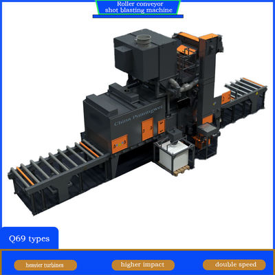 Легко снятые пластины для износа роликовая взрывная машина для настройки и взрыва