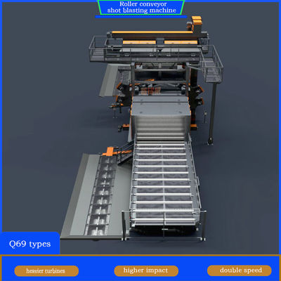 Легко снятые пластины для износа роликовая взрывная машина для настройки и взрыва