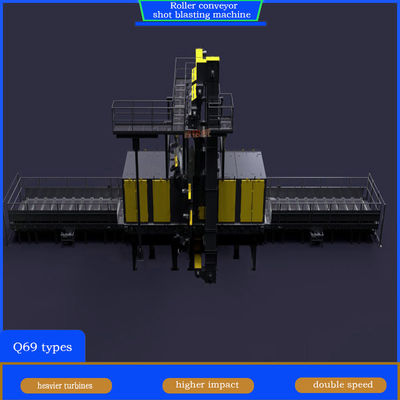 Легко снятые пластины для износа роликовая взрывная машина для настройки и взрыва