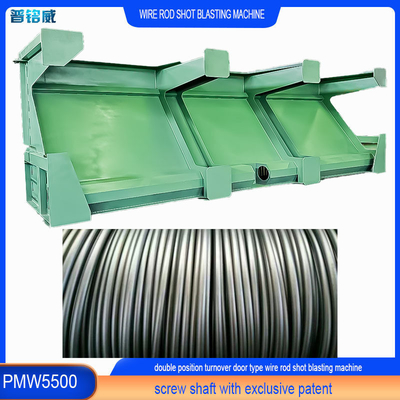 330 Kw Impeller Head Power Wire Rod Shot Blasting Machine для высокоуглеродистой стали
