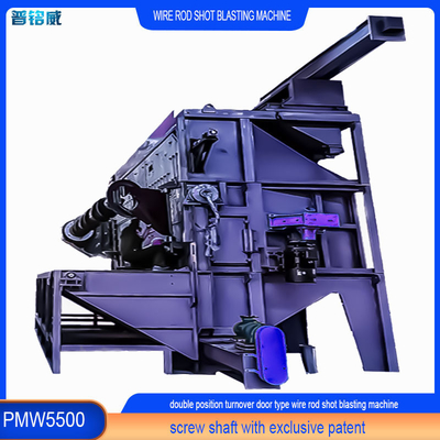 330 Kw Impeller Head Power Wire Rod Shot Blasting Machine для высокоуглеродистой стали