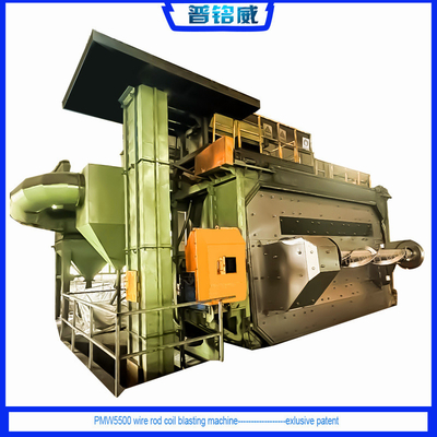 330 Kw Impeller Head Power Wire Rod Shot Blasting Machine для высокоуглеродистой стали