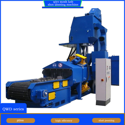 170 Qwd Wire Mesh Belt Shot Blasting Machine с скоростью потока абразива 10*120 кг/мин