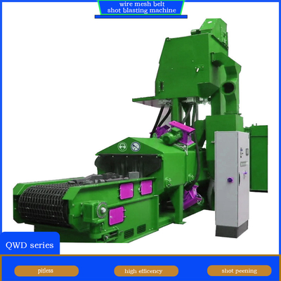 170 Qwd Wire Mesh Belt Shot Blasting Machine с скоростью потока абразива 10*120 кг/мин