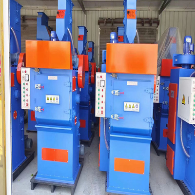 Настройка Q329 Автоматическая очистка от ржавчины Crawler Tumble Rubble Belt Shot Blasting Machine