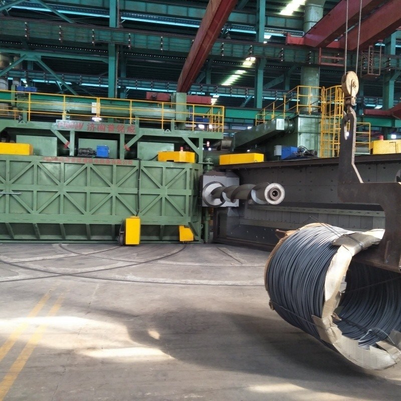 Настраиваемая горизонтальная круглая проволочная взрывная машина Pmw5300 для производства 7-15 т